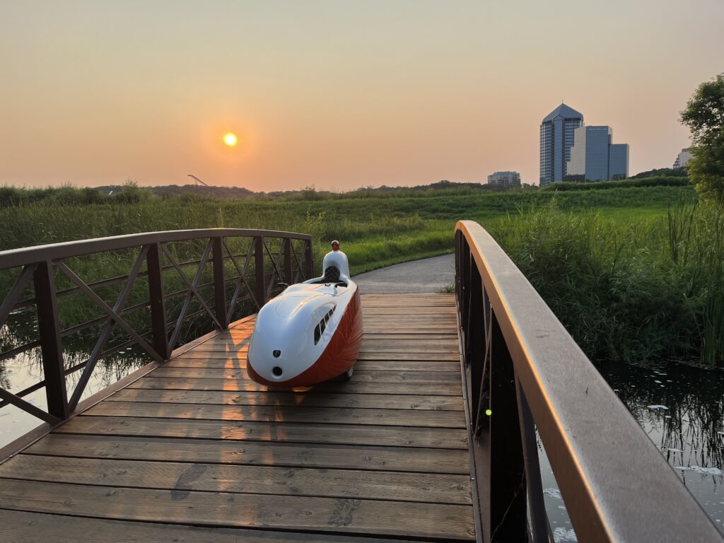 Buelk MK1 on a bridge