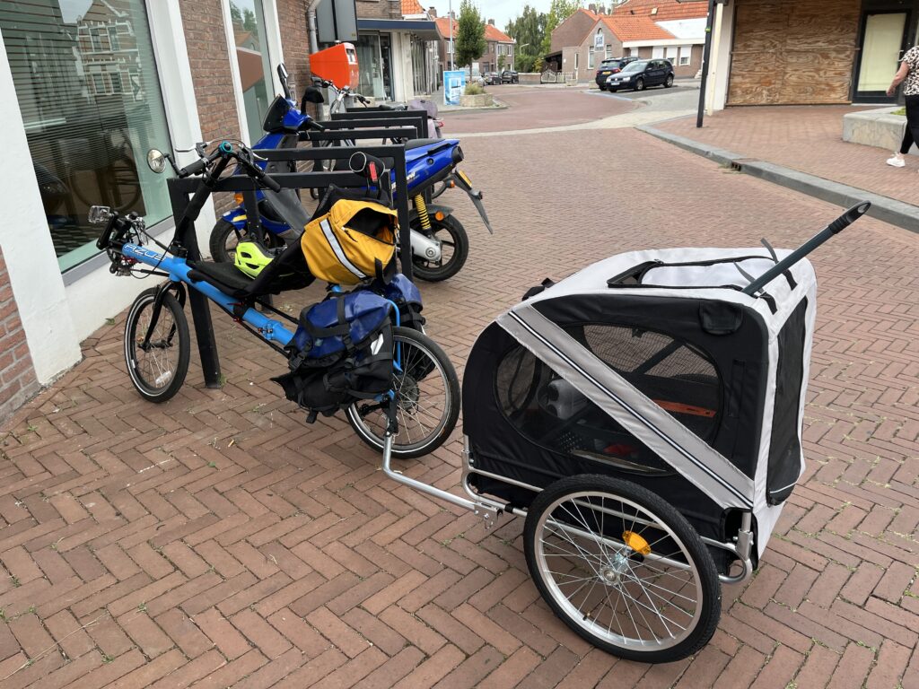 my bike and trailer