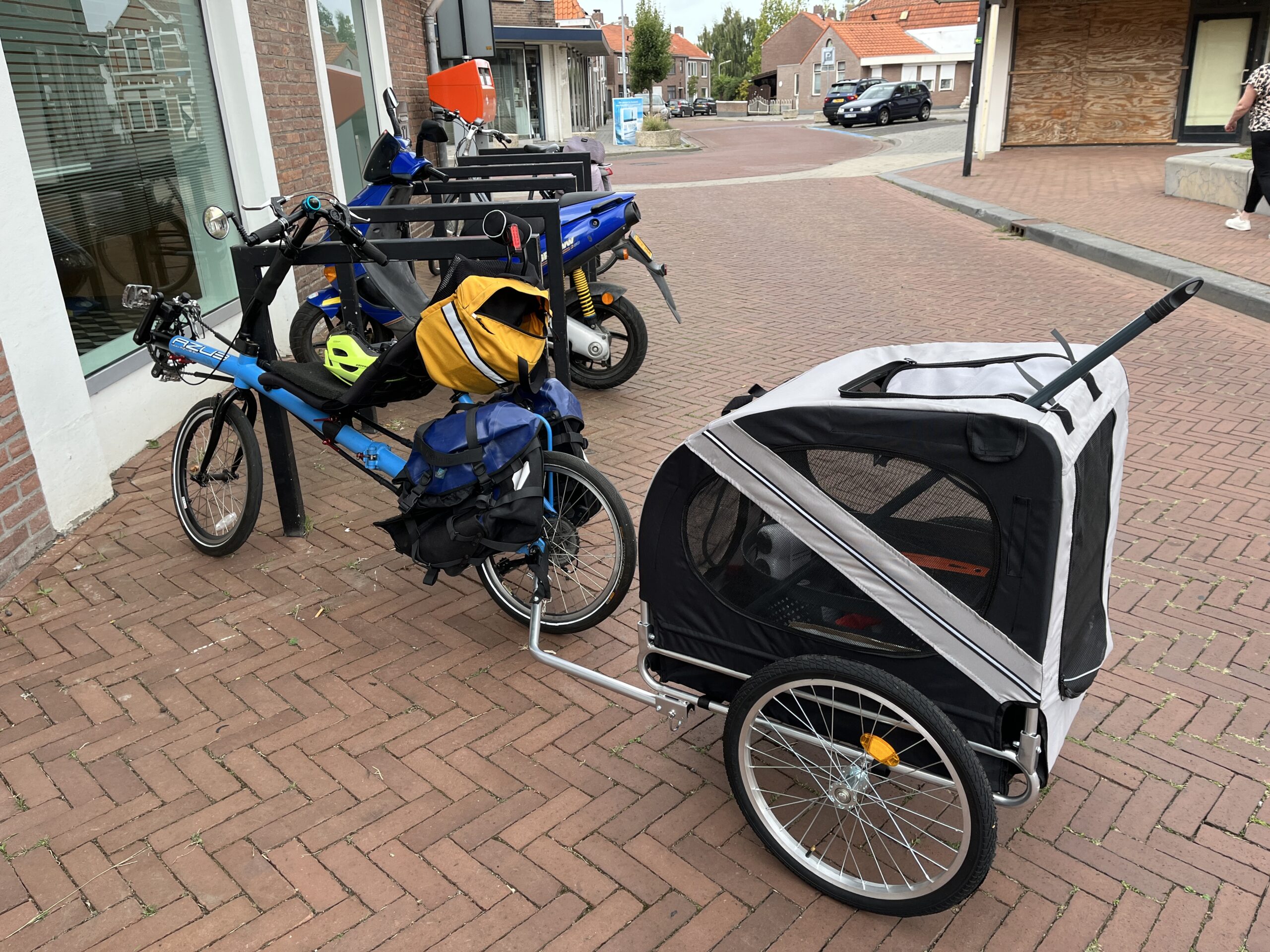 my bike and trailer